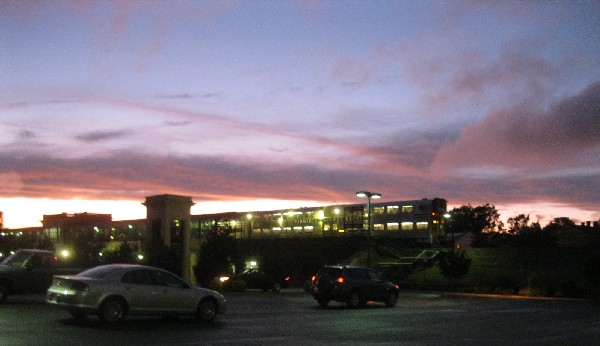 Sunset, Fredericksburg station