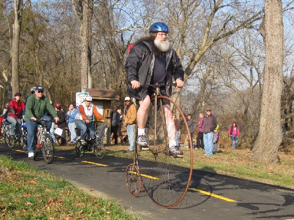 A heritage bike on the Heritage Trail