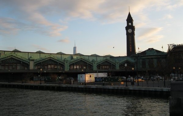 view from the waterfront plaza