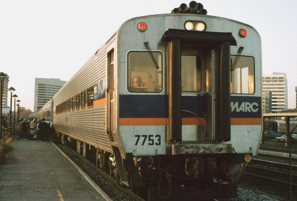 MARC cab car, Silver Spring