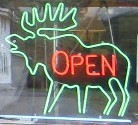 Neon moose