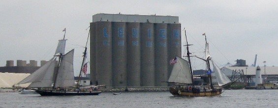 Pride of Baltimore II and Sultana