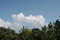 White storm cloud